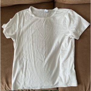 white old navy shirt